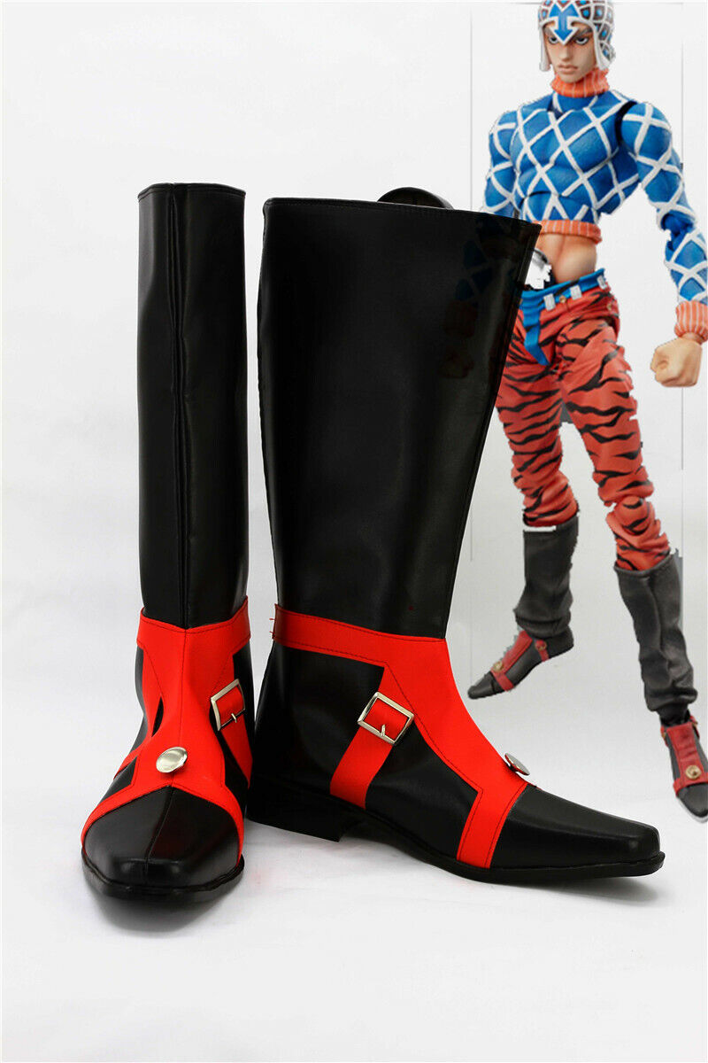 JOJO'S BIZARRE ADVENTURE Guido Mista Sex Pistols shoes boots JOJO'S BIZARRE ADVENTURE Guido Mista Sex Pistols shoes boots