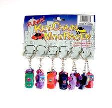 One Dozen Mini Racer Keychains