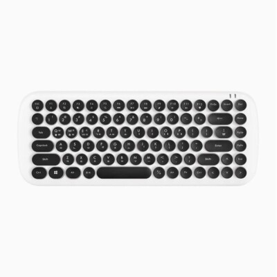 Actto Retro Pop Mini Bluetooth Keyboard Korean/English Layout Black / BTK-03