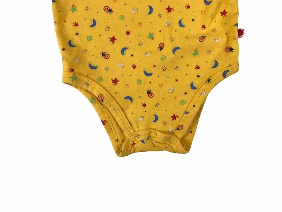 Una pieza por primeros momentos - niños pequeños talla 3-6 meses - amarillo con luna y estrellas Foto 4 de 4