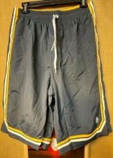 U.S. Polo ASSN. Men  s multi-color blue swim trunks size XL