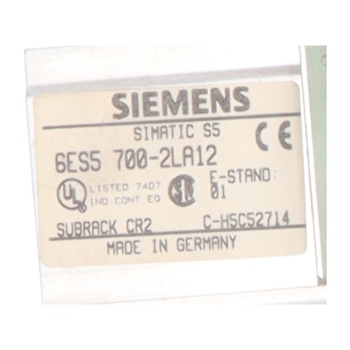 Siemens 6ES5700-2LA12 Simatic S5, Subrack CR2 UMP usado - Imagen 2 de 7