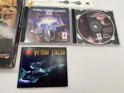 WING COMMANDER III Heart Of Tiger Panasonic 3DO Long Box | eBay