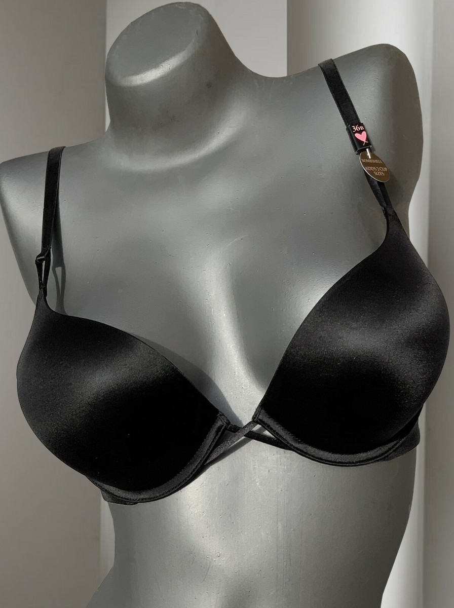 Victoria's Secret Add 2 Cups Bombshell Black Push Up Bra 36B | eBay