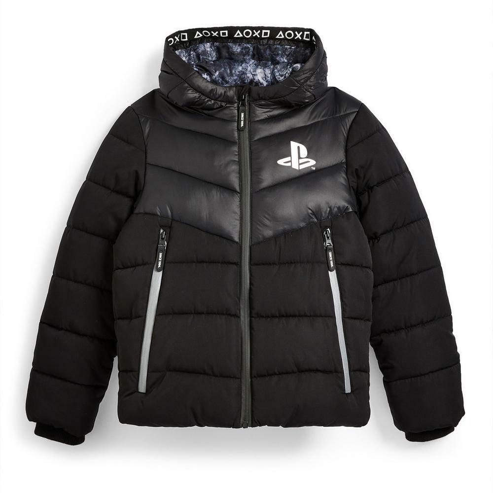OFFICIAL PLAYSTATION COAT BLACK 14 - 15 YEARS 'RARE AND HARD OFFICIAL PLAYSTATION COAT BLACK 14 - 15 YEARS 'RARE AND HARD