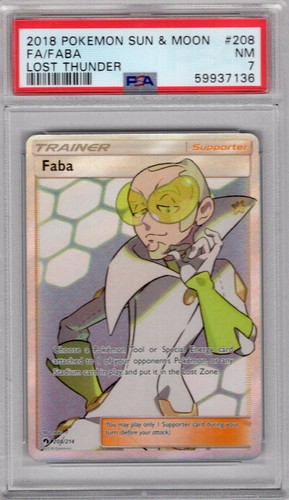 Faba graded PSA 7 for sale on eBay