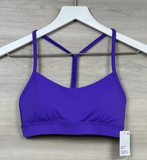 Lululemon Flow Y Bra Nulu Size 4 B/C Cup     Atomic Purple ATPU 25831