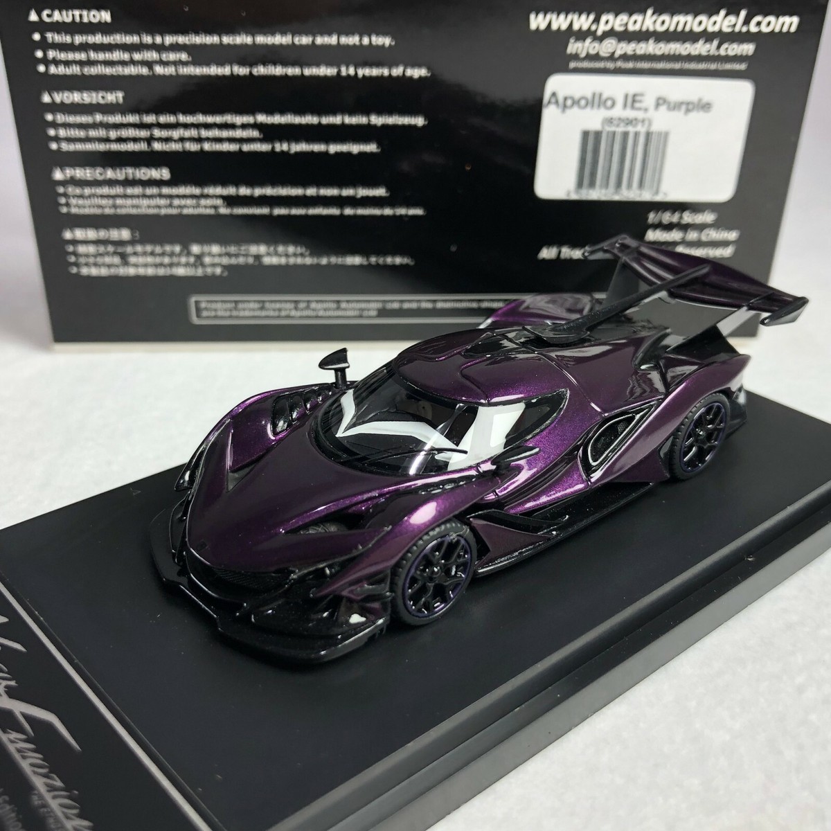 1/64 Peako Peako64 Apollo IE Purple Ltd 1000 pcs 62901 | eBay 1/64 Peako Peako64 Apollo IE Purple Ltd 1000 pcs 62901 | eBay
