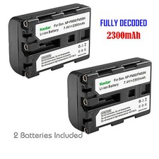 2x Kastar Battery for Sony NP-FM50 DCR-TRV940 DCR-TRV950 DSR-PDX10