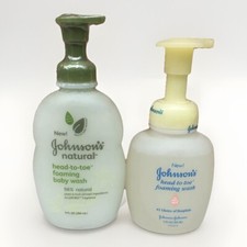 2X Johnson  s Head-To-Toe Foaming Wash, 9 Oz. New  Rare 1 of Each