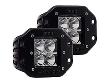 Rigid Industries 212113 D-Series LED Flush Mount Flood Light Pair-Free Shipping