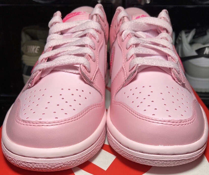 Nike Dunk Low Triple Pink GS ALL SIZES 7Y, 6.5Y, 6Y, 5.5Y