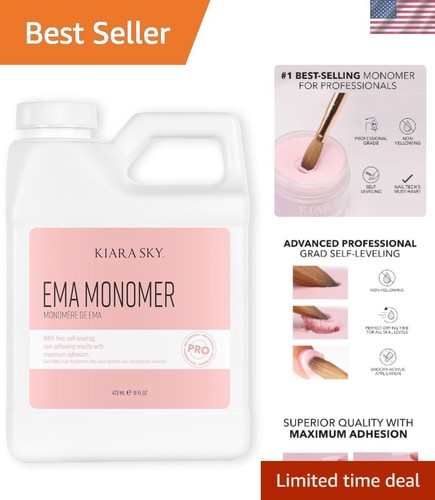 EMA Monomer - Professional Acrylic Nail Liquid, 16 Fl Oz