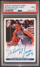 2006 Rittenhouse WNBA Delisha Milton Autograph PSA 9 Old Dominion