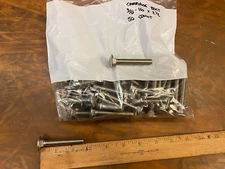 Carriage Bolt Stainless Steel 3/8 - 16 x 2 1/2" New / Open Box / 50 Count