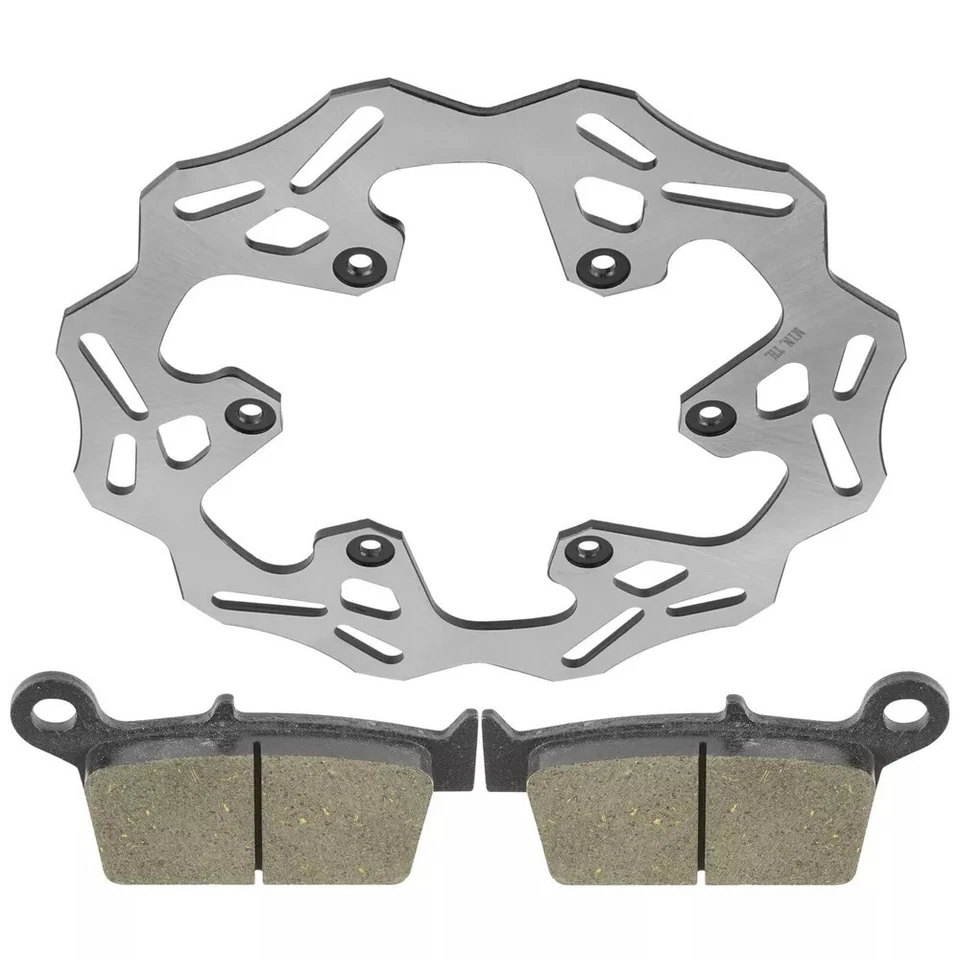 Rotor de disco de freno de rueda trasera con pastilla de freno para Yamaha YZ125 YZ250 1999 - 2002 Foto 2 de 4