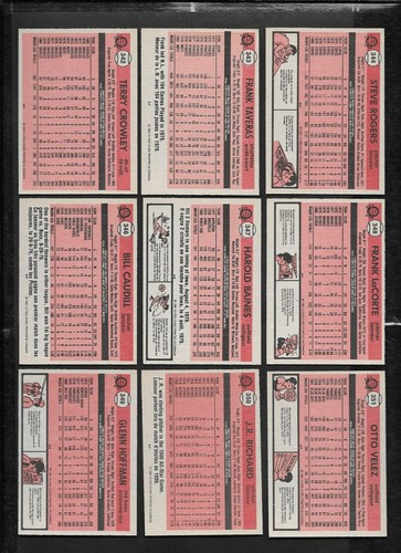 1981 OPC 81 O PEE CHEE TOPPS MLB BASEBALL CARD GRAY BACK 251-374 SEE LIST - Picture 189 of 247