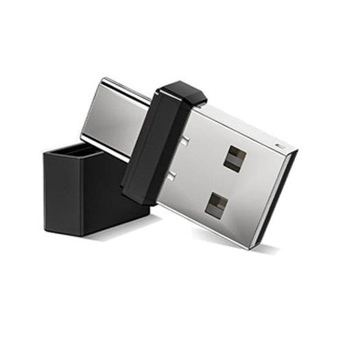 USB Type C 2 In 1 Mouse Jiggler Plug & Play Undetectable Mouse Shaker (Black) - Afbeelding 3 van 7
