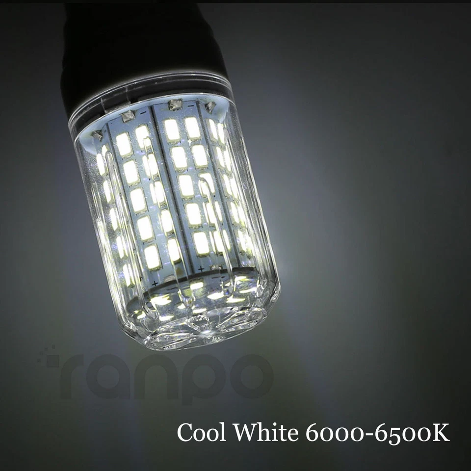 LED Corn Bulb E26 E27 E12 E14 B22 12W 18W 24W Light 5730 SMD White Lamp RK - Image 4 of 4