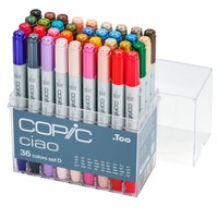 (4,58€/StüCk) Copic Ciao 36Er Set D Copic 22075364 Layoutmarker