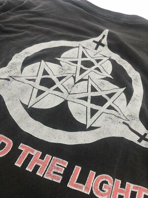 T-shirt Vintage DEICIDE « DERRIÈRE LA LUMIÈRE » 1995 - Taille XL, 100% Coton - Occasion Très Bon état