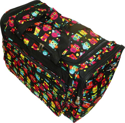 Women's 19"/22" Fashion Animal Print Gym Dance Cheer Travel Carry-on Duffle Bag - Picture 24 of 31