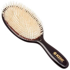 Kent CSGL 9 inch Large Oval Cushion Hair Straightening Brush Natural