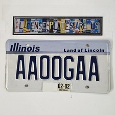 Rare Illinois Vanity License Plate Tag Ford Model A Horn Aaoogaa -ahooga