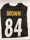 Antonio Brown Signed Pittsburgh Steelers #84 Football Jersey BAS Witness Auth