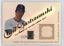2001 Topps Tribute Bat Relics Stencil Carl Yastrzemski #RBCY HOF 7xr