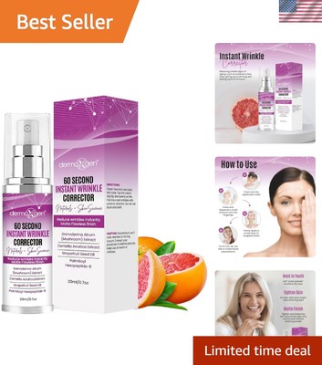 60-Second Instant Wrinkle Corrector Cream   Organic Peptide Formula for All Skin