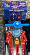 PAW PATROL AIRCRAFT CARRIER RIDE-ON W/ JETS AND PUSH  PEDAL RIDE-ON