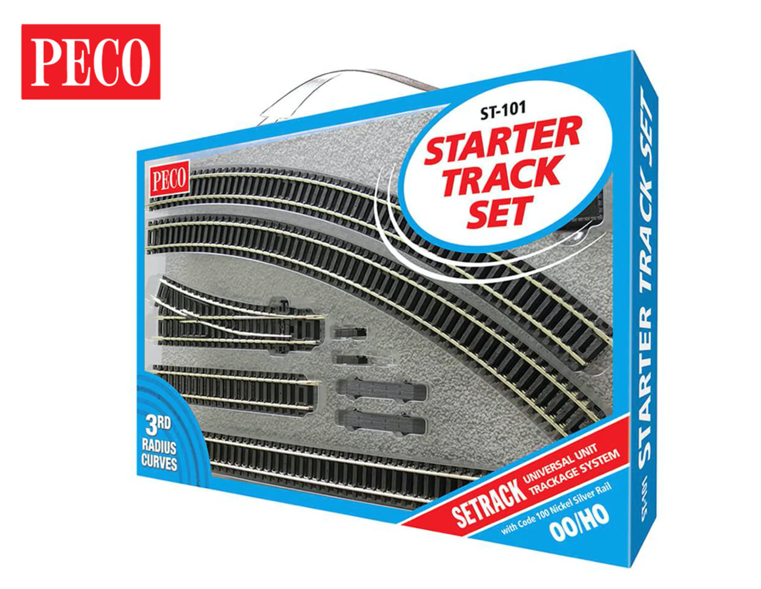 Peco ST101 ST101 - Code 100 - 3rd Radius Setrack Starter Set