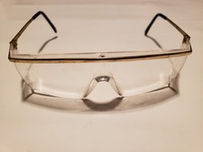 Vintage Bouton 2600 Z87 Gold Safety Glasses Shield 70s 80s