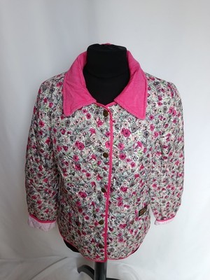Pauls Boutique Gr L Stepp Jacke Pink Multi