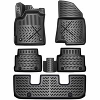 Elmasline 3D Gummimatten VW Tayron Ab 2025 | 7-Sitzer (Inkl. 3.Reihe) | Mild-Hyb