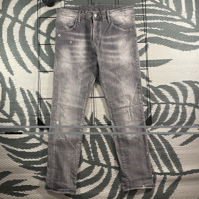 DSQUARED2 Herren Skinny Jeans Grau Gr. 46 W80 Baumwolle/Elasthan Denim