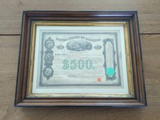 1866 GENERAL SANTA ANNA MORTGAGE BOND SIGNED 06/28/1866