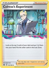 Colress's Experiment #155/196 Swsh11 Lost Origin Uncommon Pokemon TCG NM