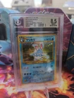 Pokemon Card Card Azumarill Neo Genesis 2000 Holo Japanese Beckett BGS 8.5