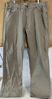 C. E. Schmidt Workwear Carpenter Cargo Pants 40x34 Men's Heavy Duty Canvas Tan