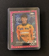 2025 Topps Chrome Formula 1 F1 Lando Norris Pink Checker /250 #130
