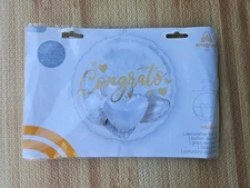 Anagram CONGRATS Insiders Balloon in a Balloon, See-Thru, Inflated size 20in