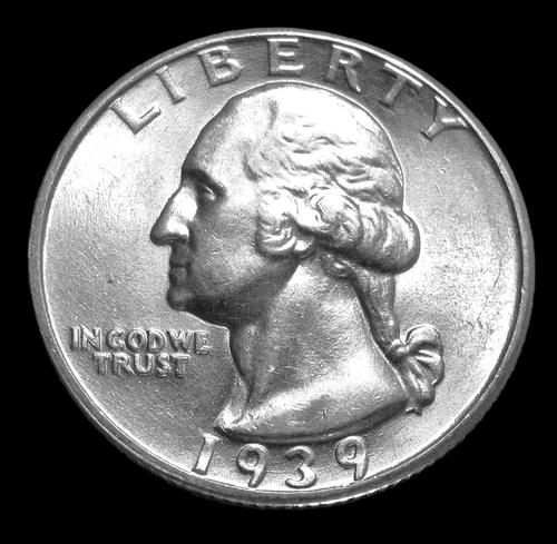 1939-S WASHINGTON SILVER QUARTER *BRILLIANT UNCIRCULATED* VERY SCARCE! FREE S/H!
