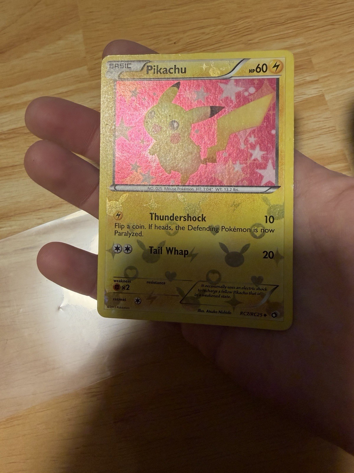 Pikachu - RC7/RC25 - Pokemon Legendary Treasures Radiant Collection Card