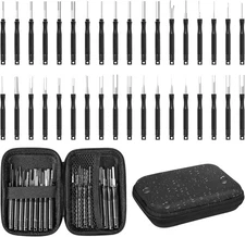 Terminal Removal Tool Kit 36 Pcs Depinning Tool Electrical Connector Pin Remo...
