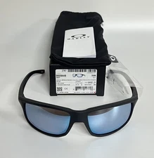 OAKLEY GIBSTON 9449-1660 Prizm Deep Water Polarized Lenses, Matte Black Frame