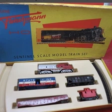 Vintage 1960's FLEISCHMANN GENUINE SENTINEL HO SCALE TRAIN MODEL SET-read*
