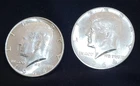 2 very nice 1964 Kennedy half dollars