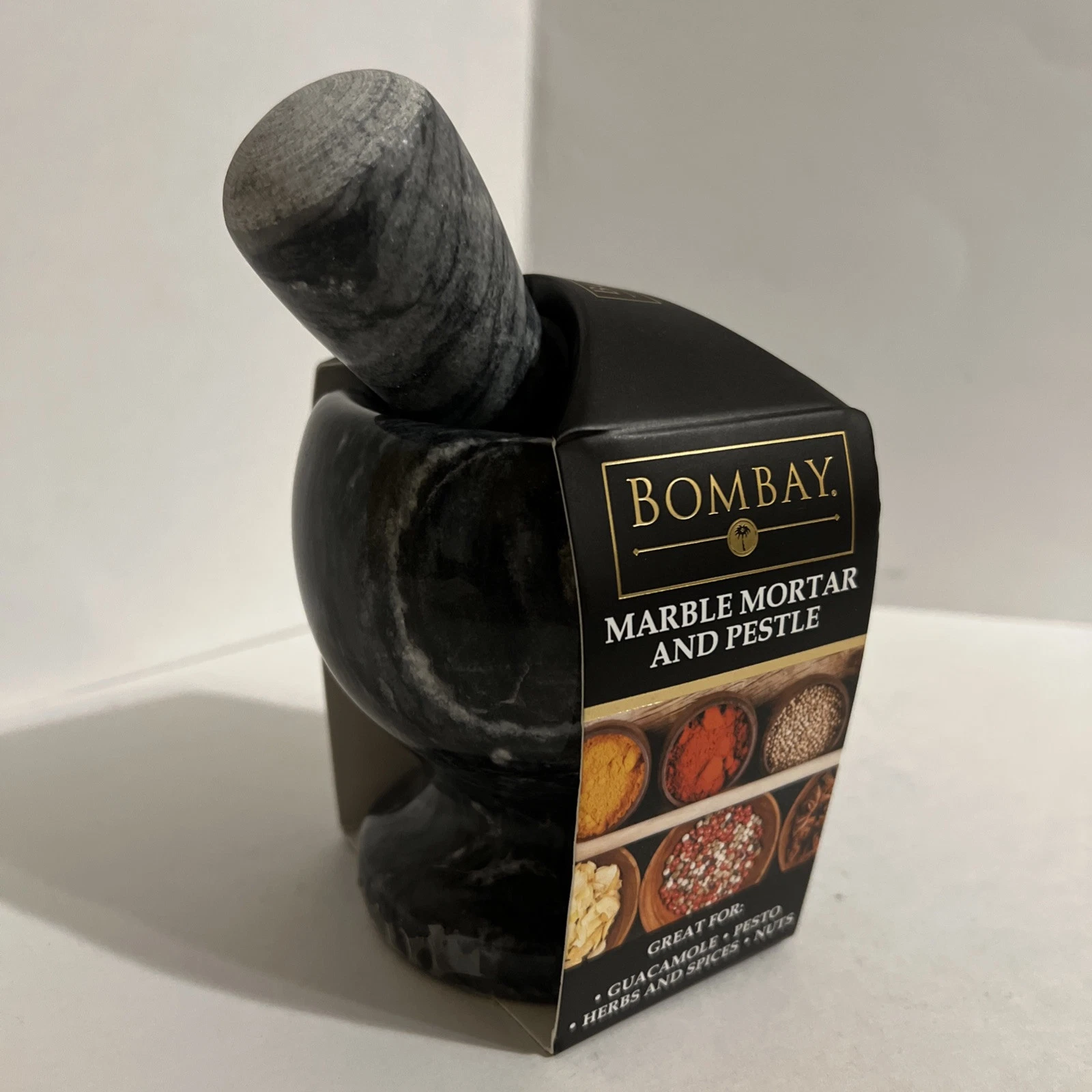 Bombay• Marble Mortar & Pestle